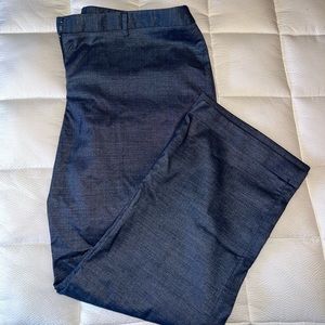 Gently used chambray wide legged pants